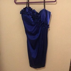 Strapless cocktail dress